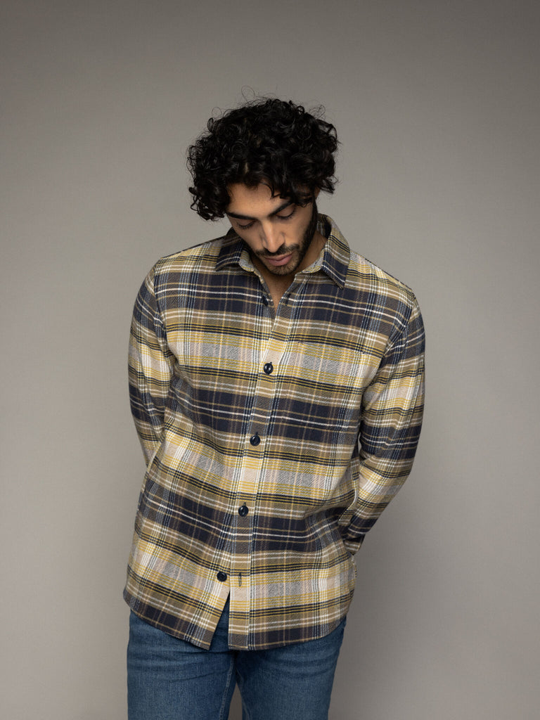 Modelshot / Sage Green Check / Detail