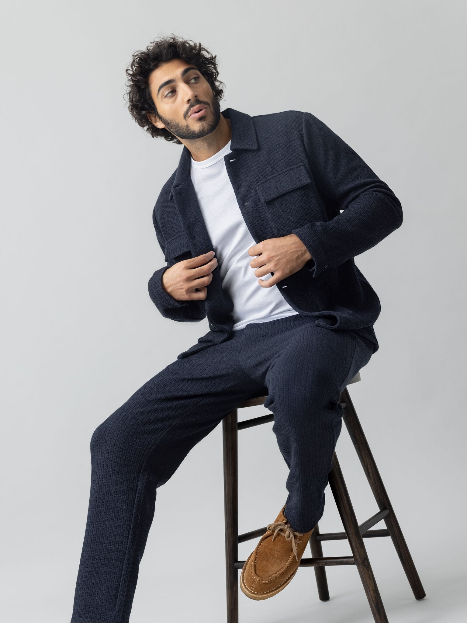 Modelshot / Navy / Detail