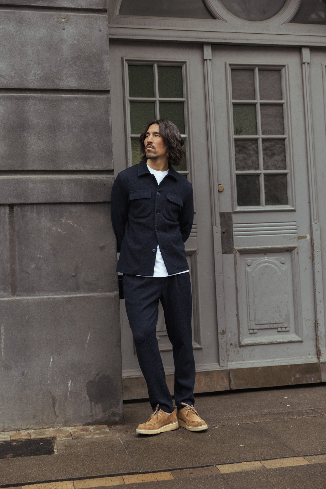 Modelshot / Navy / Detail