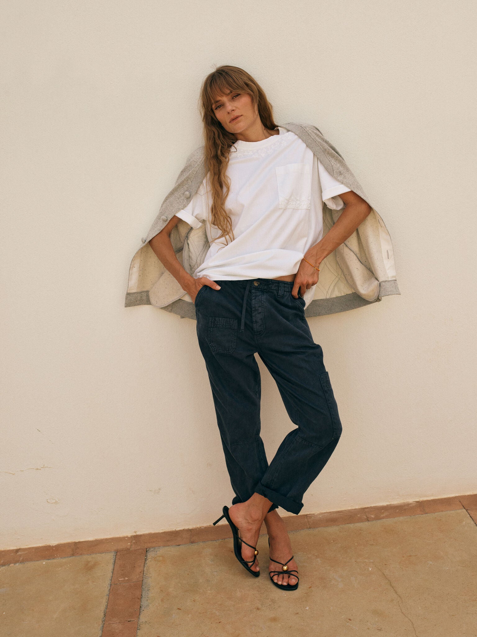 Modelshot / Grey Melange / Detail