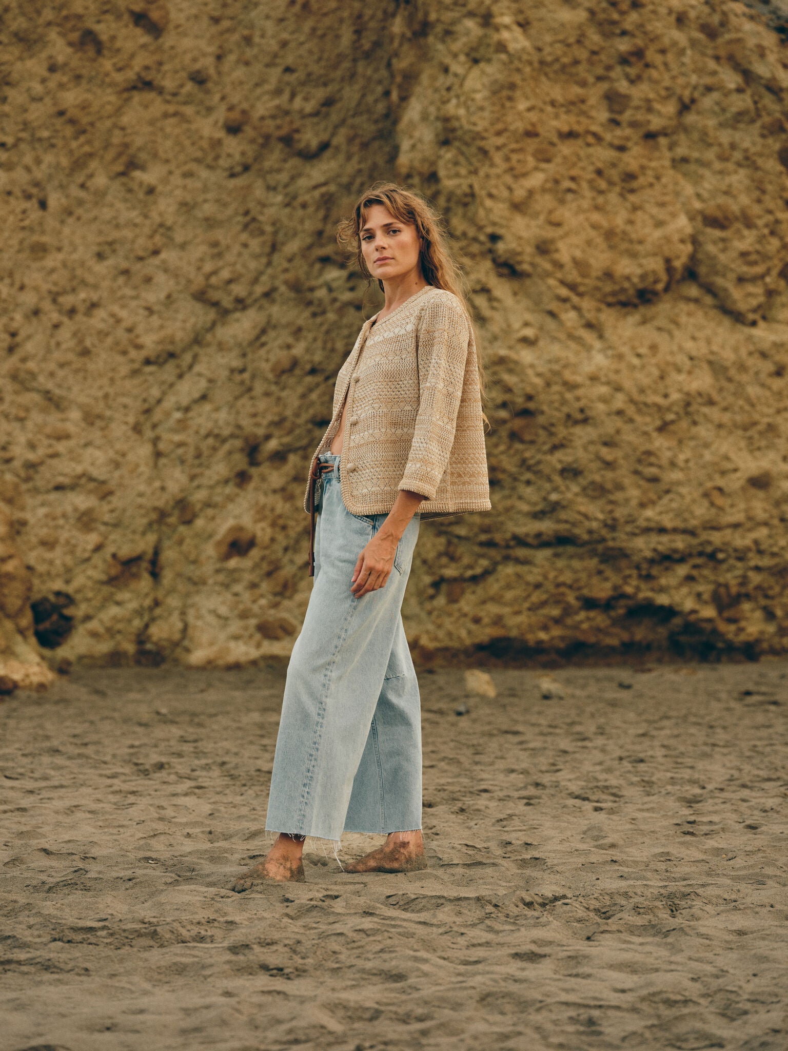 Modelshot / Light Blue Denim / Detail