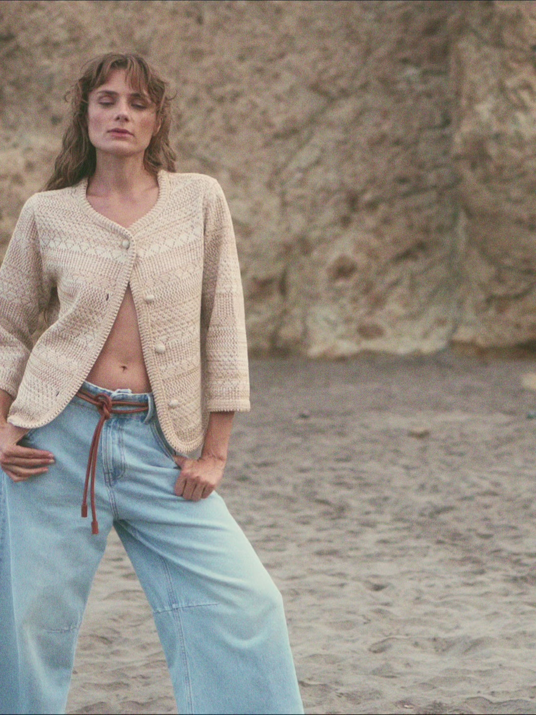 Modelshot / Beige Melange / Detail